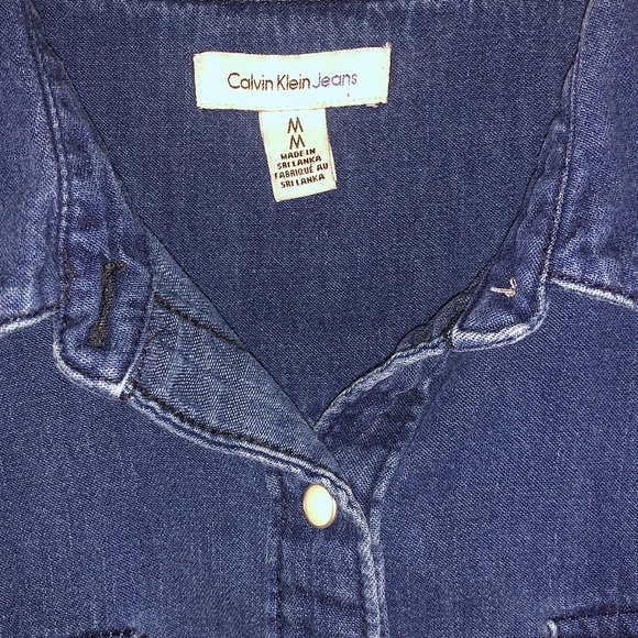 CALVIN KLEIN | Blue Denim Shirt - Picture 2 of 4